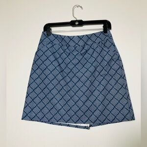 peter millar Golf Skirt Women’s Sz‎ 6 Athletic Blue moisture wicking Pockets